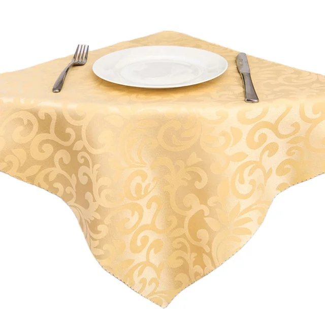 Зубчатая салфетка из полиэстера 48x48 см для вечеринки, свадебной церемонии, скатерть для посуды