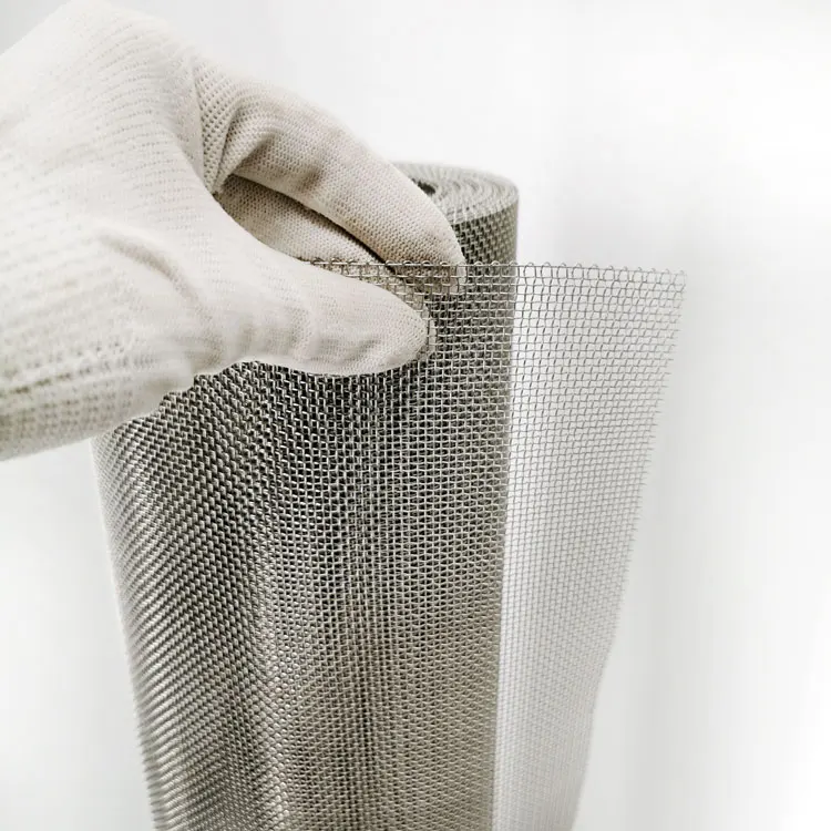5 10 20 25 50 100 micron ultra fine 304 316 316L stainless steel wire mesh/net/filter cloth