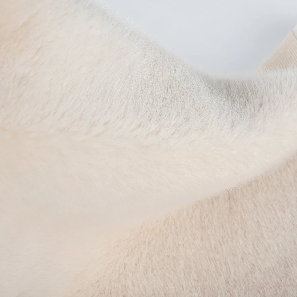 100% Inspection High Quality Faux Fur Factory wholesale 100% Polyester soft short faux fur fabric for coat
