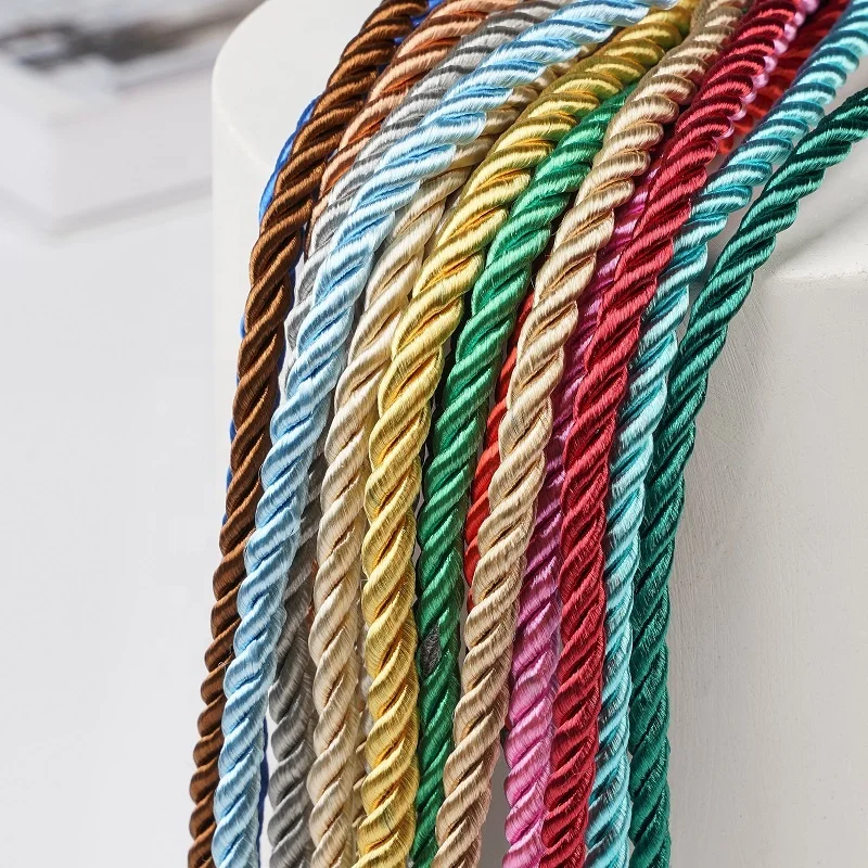 3-10mm twisted rope chain 5mm polyester nylon twisted rope 5mm polypropylene twist rope for multipurpose usage