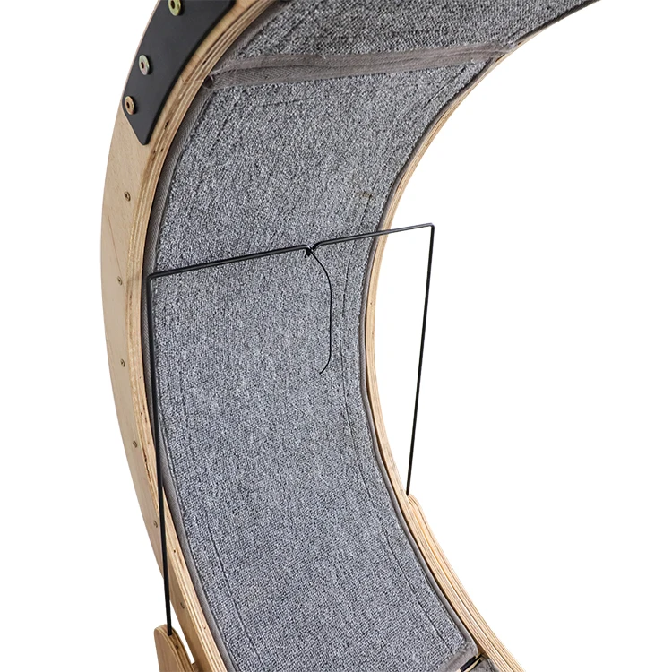 New Design Eco-Friendly Wooden Pet Exercise Wheel Treadmill Toy for Cat Running