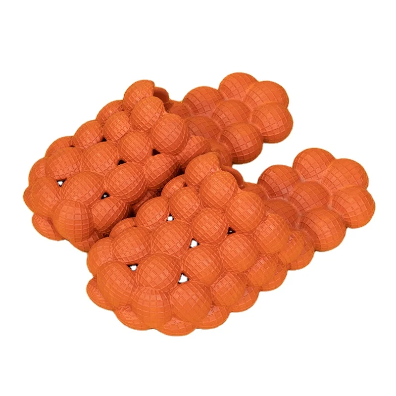 2021 summer men slippers beach bubble fashion bathroom step on the stool feeling sandals for women Funta