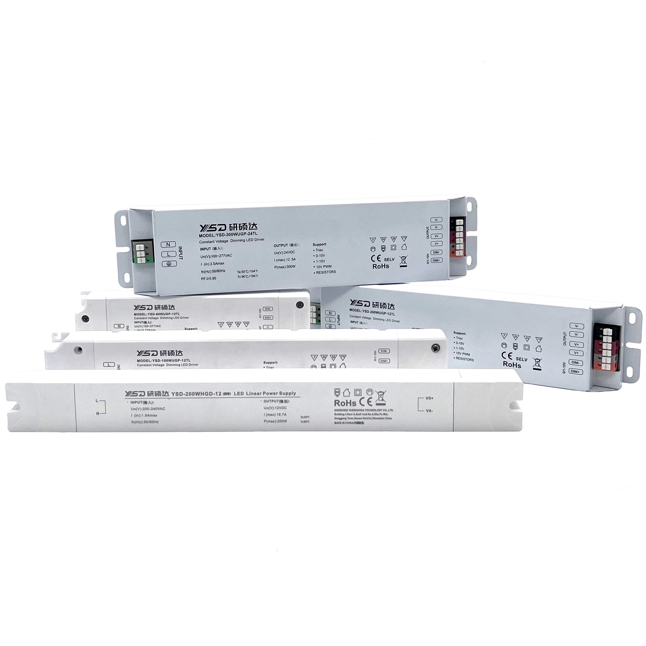 YSD GP High-end Dimmable 5 in 1 Switch LED Power Supply 12V/24V 5A - 25A 60w 100w 150w 200w 300w IP40