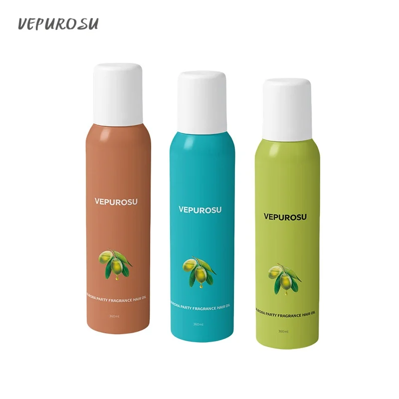 Manufactures organic olive oil nourishing sheen spray snail hair oil spray mist with private label