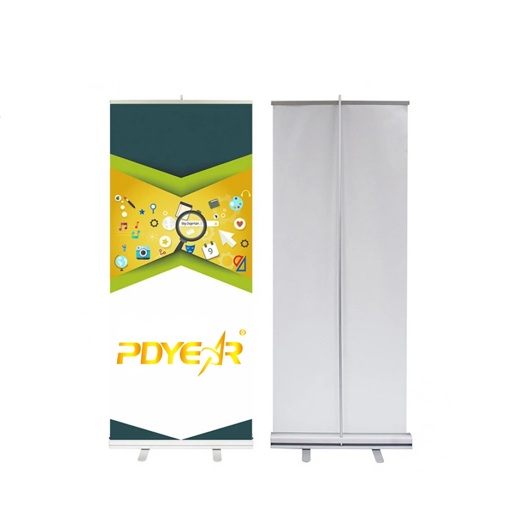 Custom 80x200 mini digital Roll Up Banner Stand Roll Up Retractable Banner with Stand