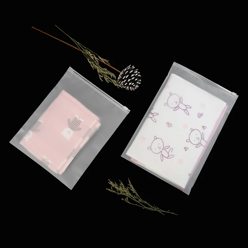 Полиэтиленовый пакет на молнии из ПВХ для упаковки одежды, одежды, рубашек, купальников, биоразлагаемый матовый пакет на молнии