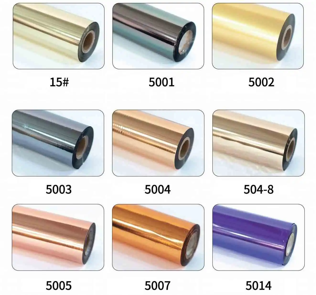 Hot Selling Hot Stamping Foil Heat Transfer Film Gold And Silver Color Use for Both Paper And Plastic