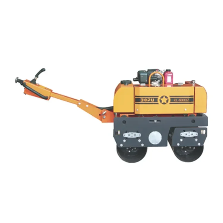 Hydraulic Small Walking Behind Hand Double Drum Compactor Vibratory Roller Hydraulic Mini Vibrating Road Roller Machine
