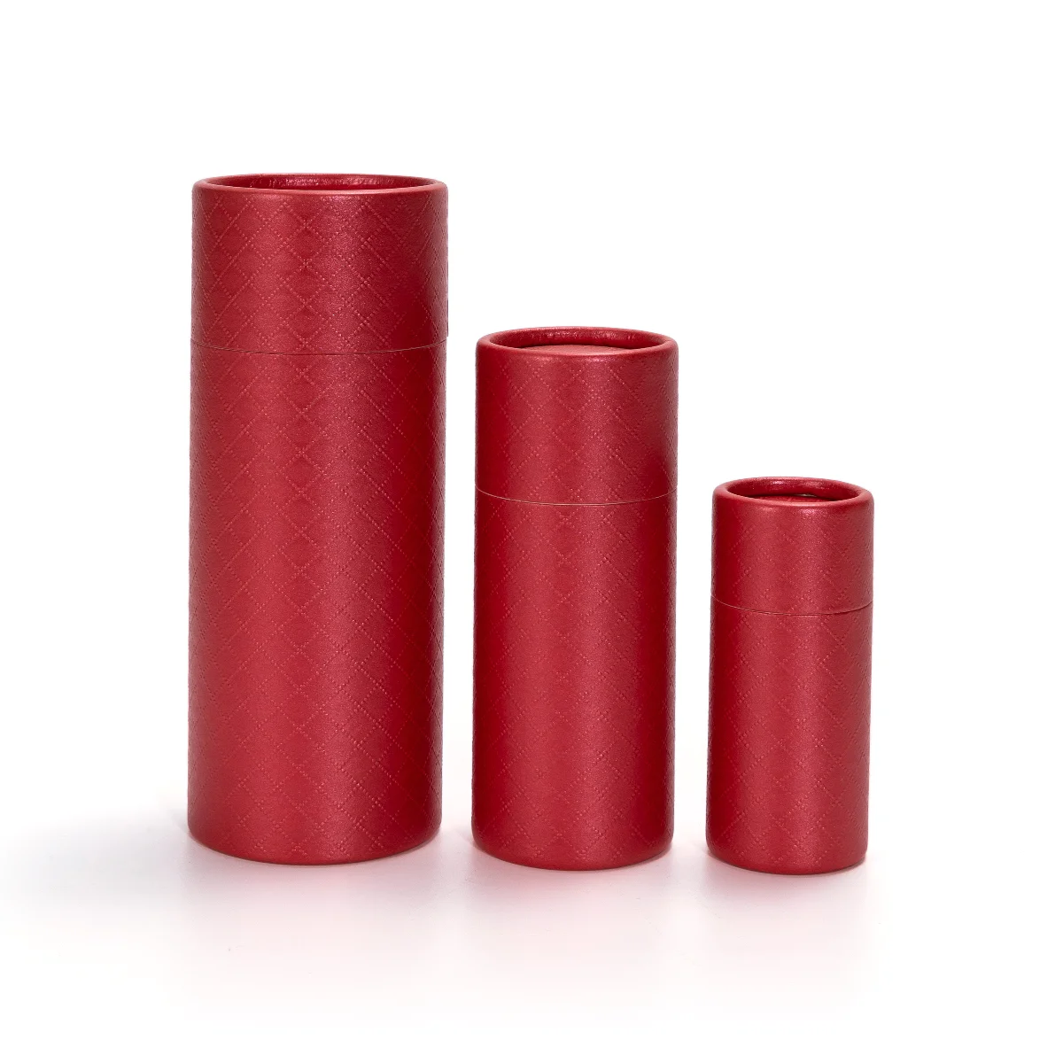 eco friendly cylinder push up kraft paper tube packaging for lip balm