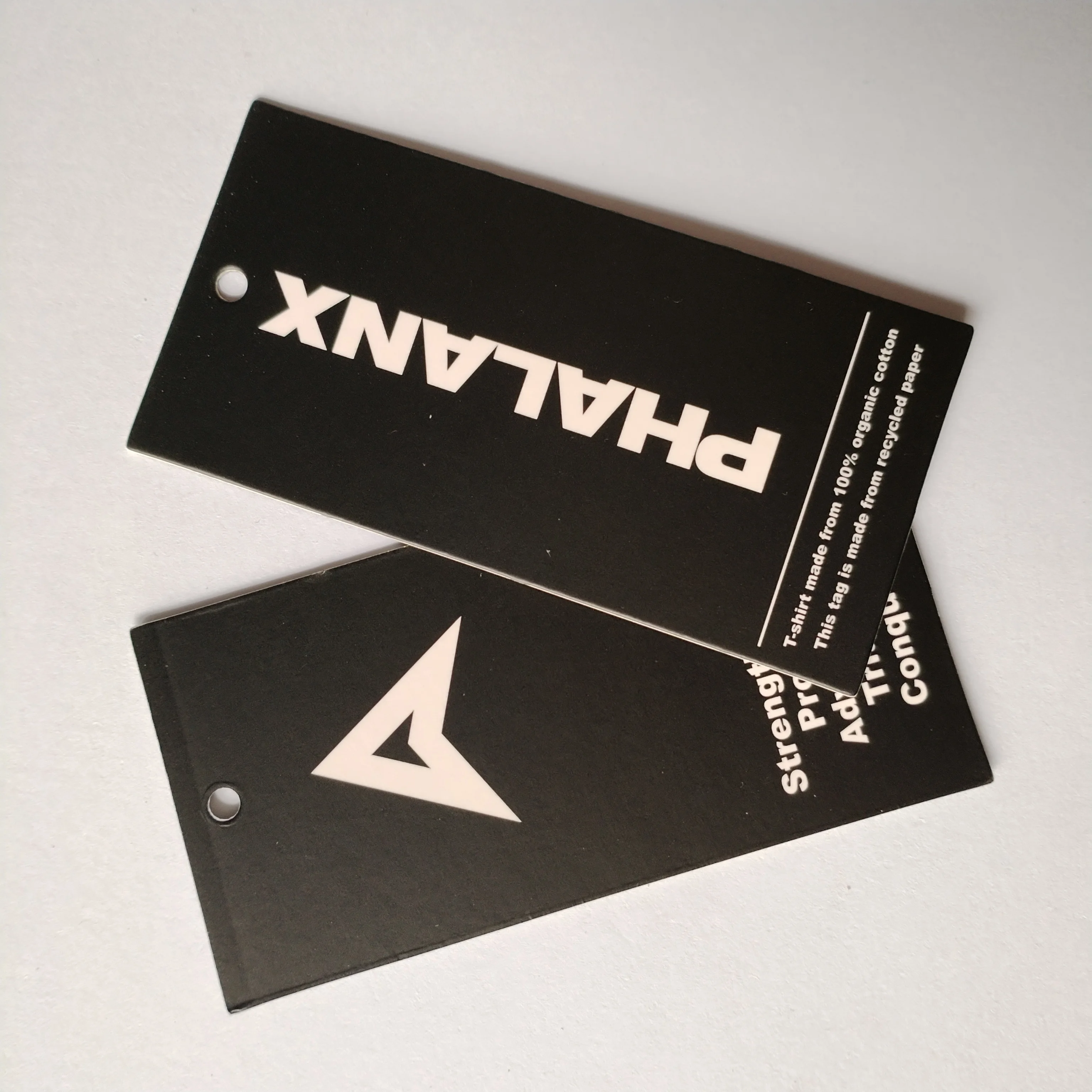 MH-009 Custom Standard Size 5*9CM Brand Logo Tag Label For Clothes Free Clasp Rope Garment Hang Tags Clothing
