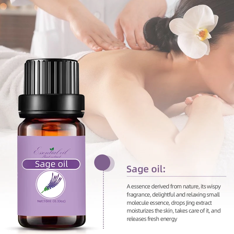 Clary Sage Essential Oil For Skin Hair Diffuser - 100% Pure Natural Plant Aromatherapy Oil | Therapeutic Grade, Bulk 1kg