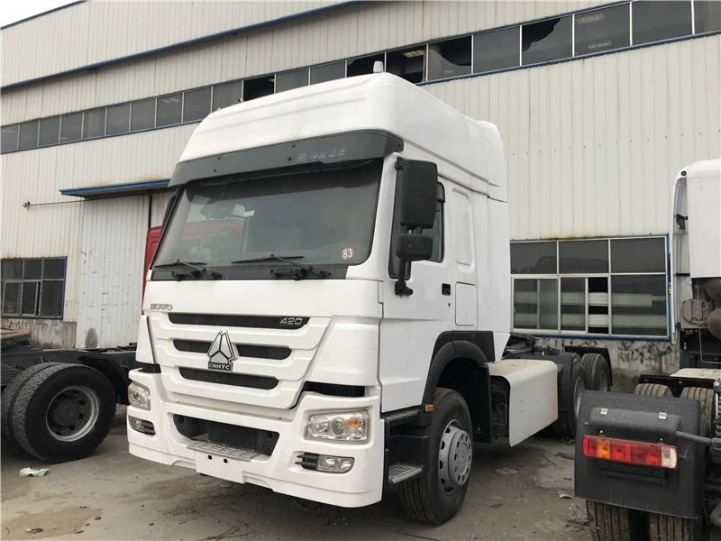 10 tires sinotruk benz actros volvo 6*4 truck 6x4 diesel used tractor head