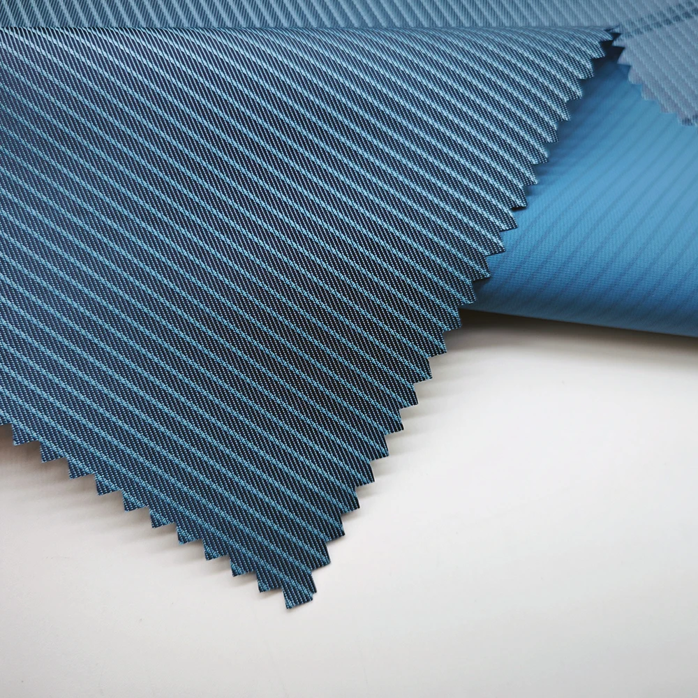 Wholesale 100% polyester waterproof raincoat fabric with PVC coated jacquard water proof poncho fabric