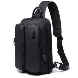 2020 hot sell korean bag slings wholesales anti theft men crossbody shoulder  custom new fashion casual men sling bag