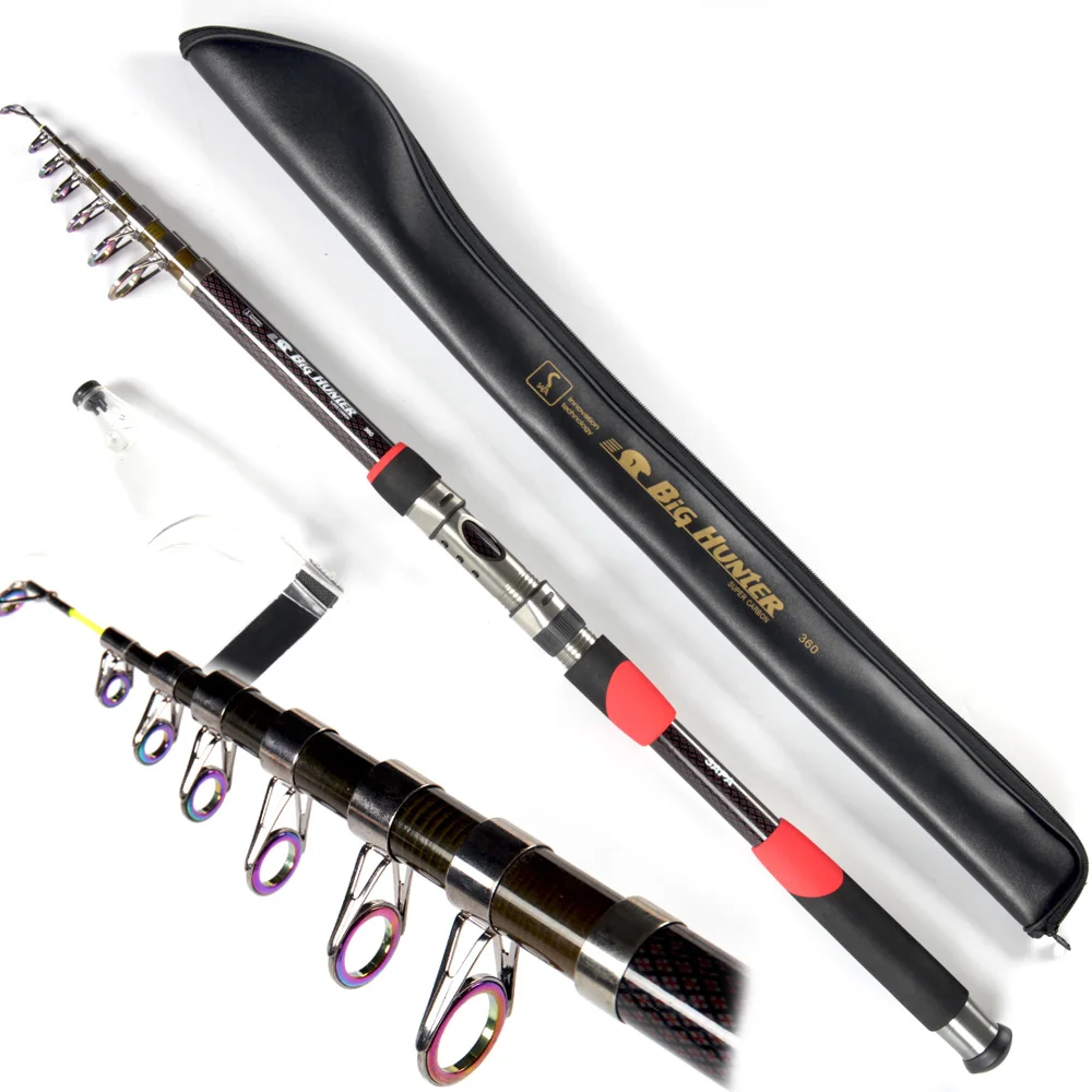 3.0m 30-60g cheap price middle action telescopic carbon fishing rod