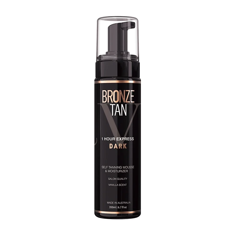 Sunless Self Tanner Organic Fake Tan Foam Spray Tanning Solution Body Bronze Self Tan Mousse