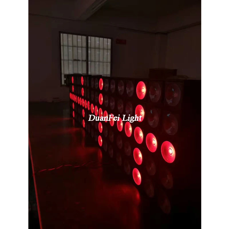 Night club decor disco events party light dmx led wash 25x30w rgb 3in1 cob matrix 5x5 led panel blinder