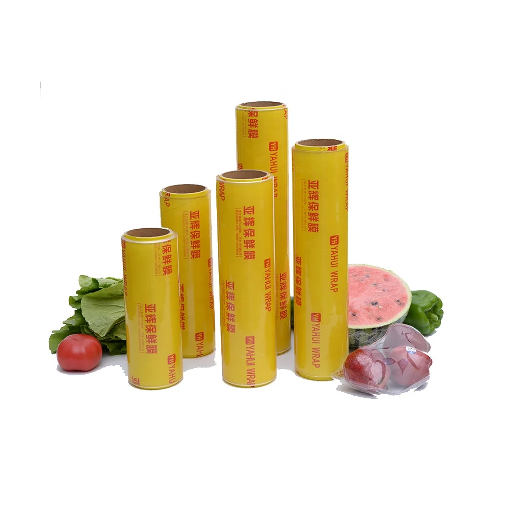 pvc stretch cling film manufacture with excellent ductility and softness plastic wrap