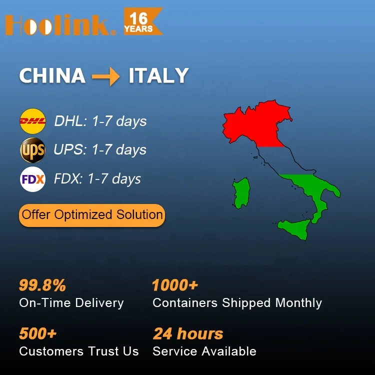 DHL UPS экспресс-доставка по воздуху, международная доставка, грузовой агент, посылка, доставка в Италию, Италия, Canda, низкая цена из Китая