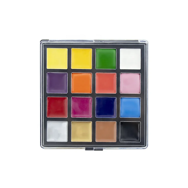 Most Popular Cosmetics Professional Glitter Flash Easy Halloween Body Markers Football Fans Face Paint