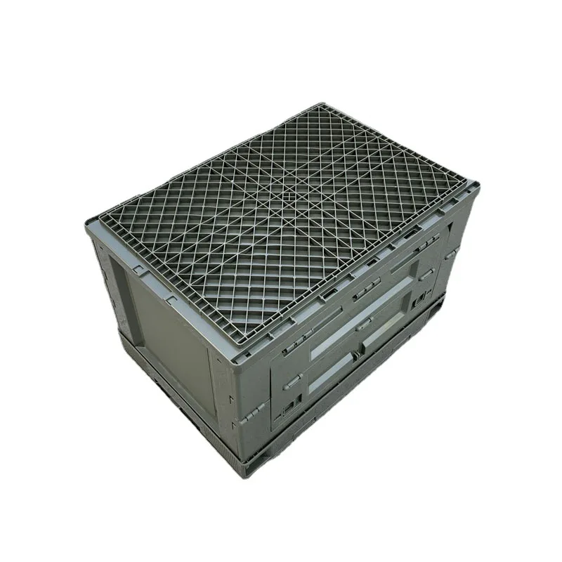 50L Large Capacity Camping Storage Box PP Plastic Folding Camping Box with Outdoor Courtyard Storage Car Box