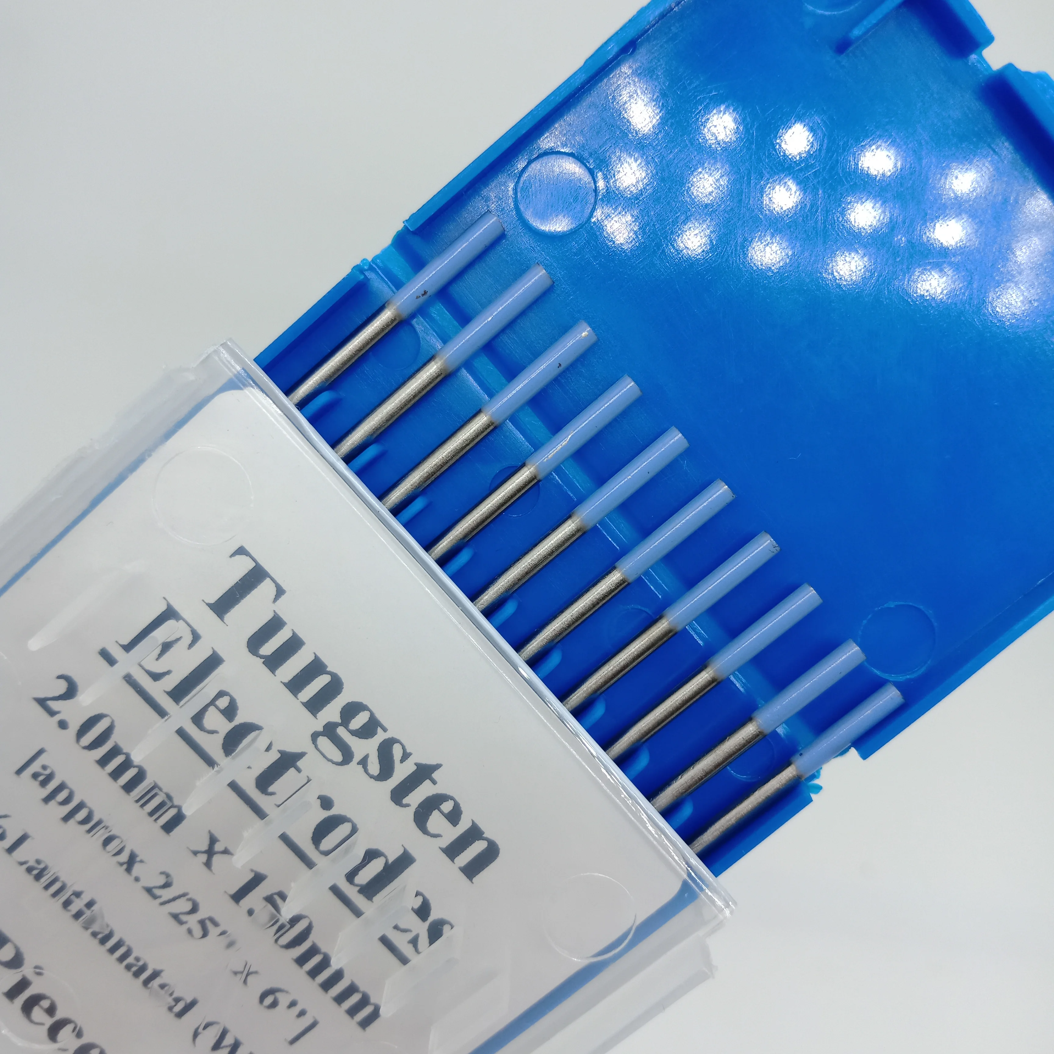 
Blue Tip WL20 2.0% Lanthanated Tungsten Electrode 3.2mm x 175mm For Tig Welding 