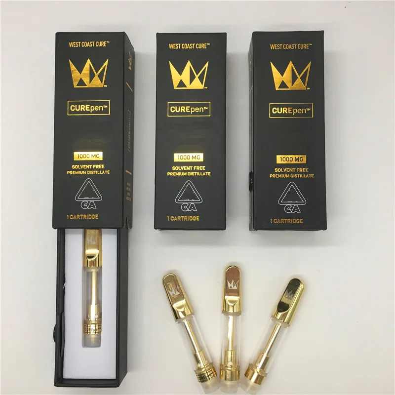  2021 West Coast curepen керамический Vape картридж лечения ручка 510 нить картриджей с тонером для