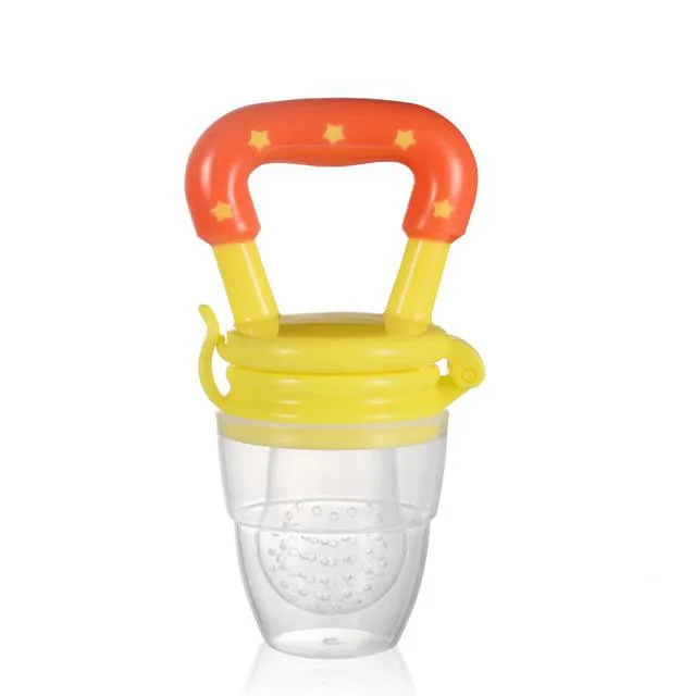 BPA Free Silicone Training Silicone Infant Teething Teether Toy baby fruit vegetable fresh food feeder pacifier