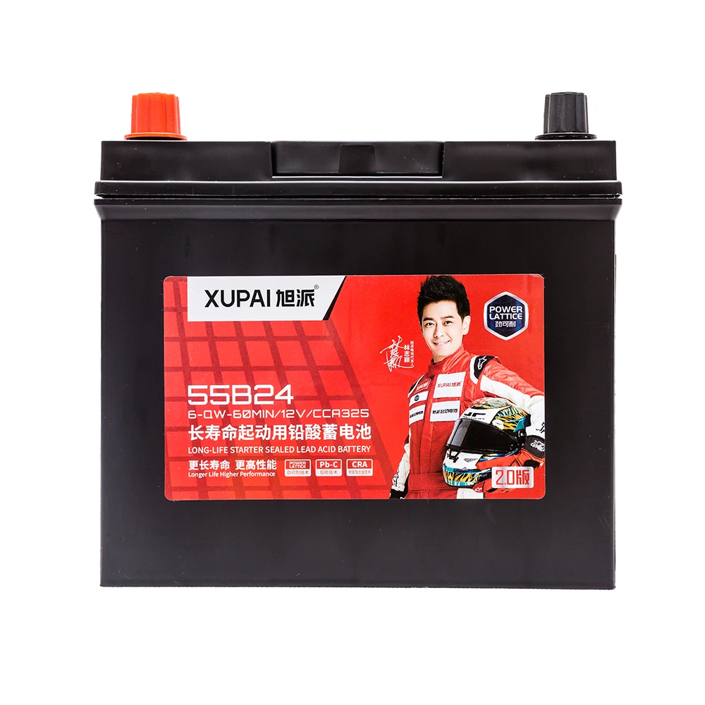 XUPAI 6-QW-60MIN/55B24R/L 12V45AH for HONDA CRV auto batteries
