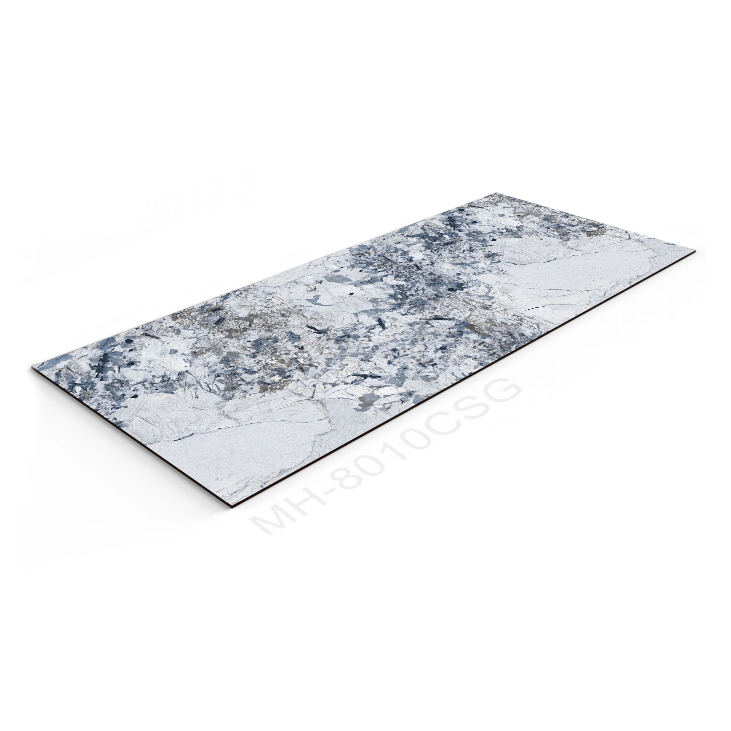 Stone Film interior decorative bamboo fiber EVEN grain Glossy board for wall price wpc wall panel Solid Panel
