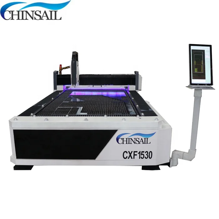 Волоконный лазер CHINSAIL CXF1530 с ЧПУ 1 кВт 2 кВт 3 кВт, станок для волоконной лазерной резки металла для труб и пластин из нержавеющей стали
