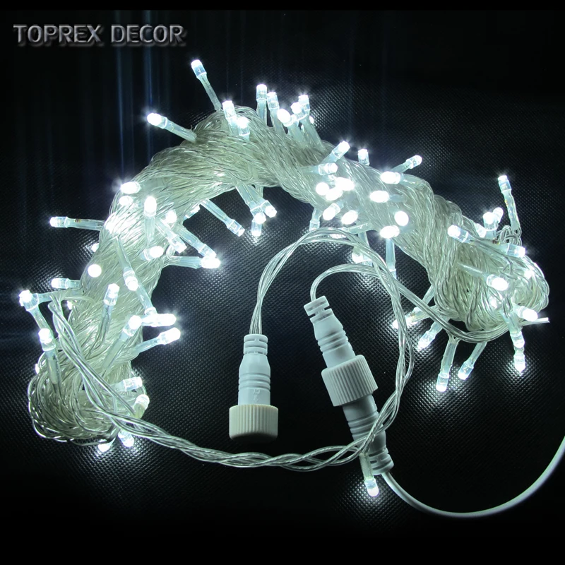 Toprex decor smart durable christmas outdoor holiday lighting connectable led string  lights