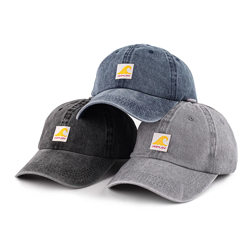 wholesale Unisex Washed Twill Cotton Baseball Cap Vintage Adjustable Dad Hat