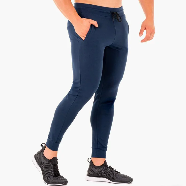 Custom Mens Cotton Athletic Fitness Skinny Oversized Printed Essentials Male Tapered Gym Jogger Pants Sweatpants