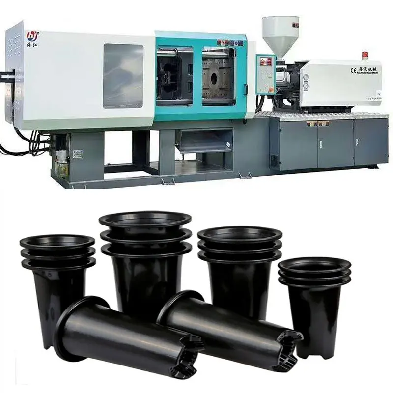 INJECTION MACHINE WITH 6500KN CLAMPING FORCE  SERVO MOTOR FOR BIG SIZE FLOWER POT