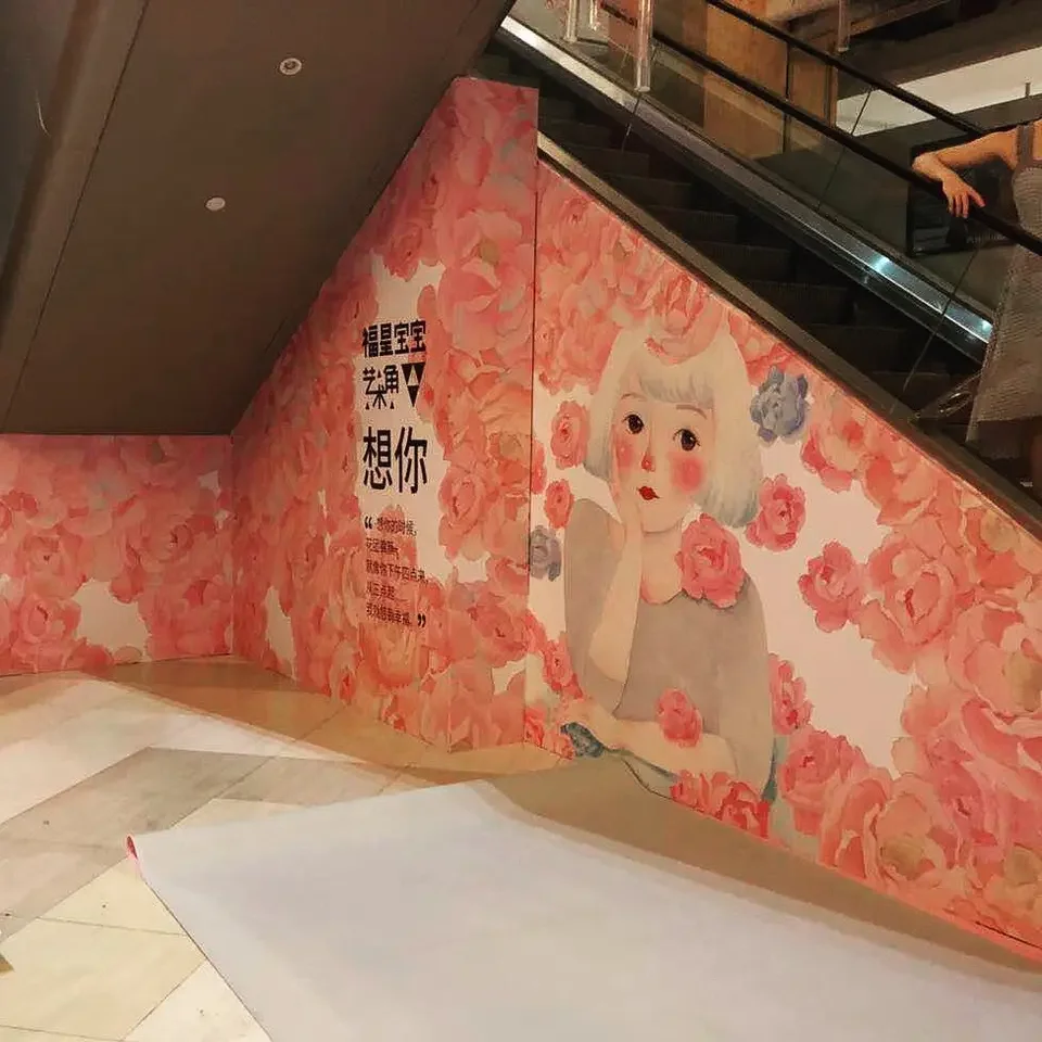 Customized 3d Home Decoration Wall Decals For Kids Removable Advertising Wall Stickers