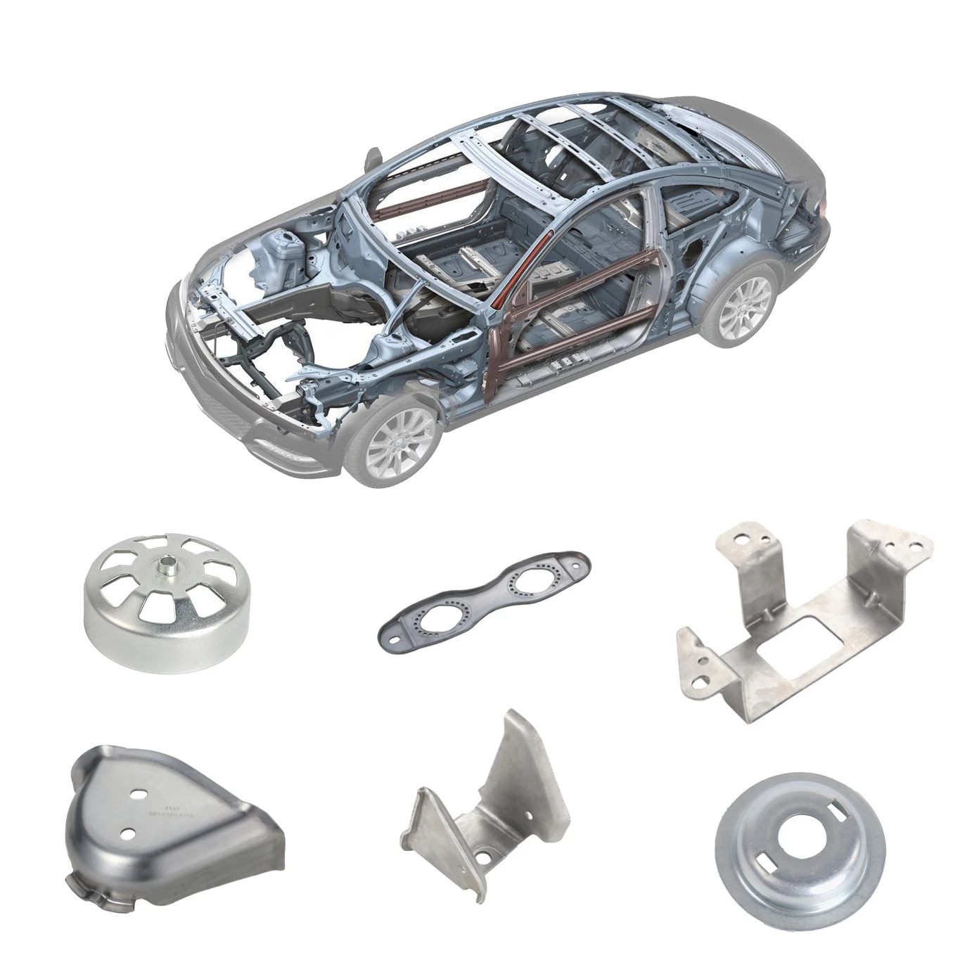 Precision Metal Solutions OEM Automotive & Truck Stamping Custom Sheet Metal Fabrication for Vehicle Chassis Parts