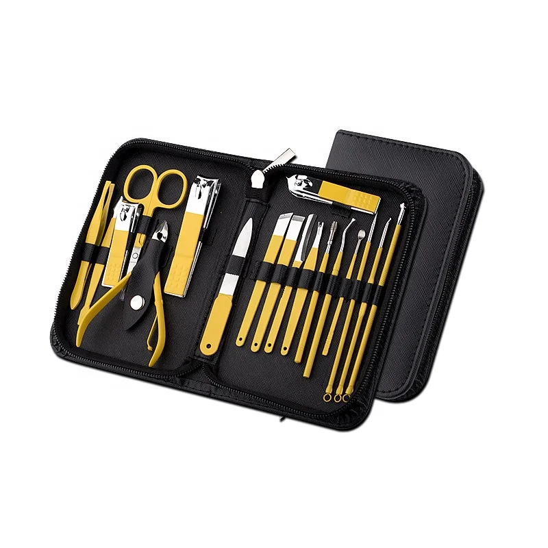 Hot Sale Gift 18pcs Gift Set Nail Beauty Manicure Set Pedicure Set Nail Care Kits