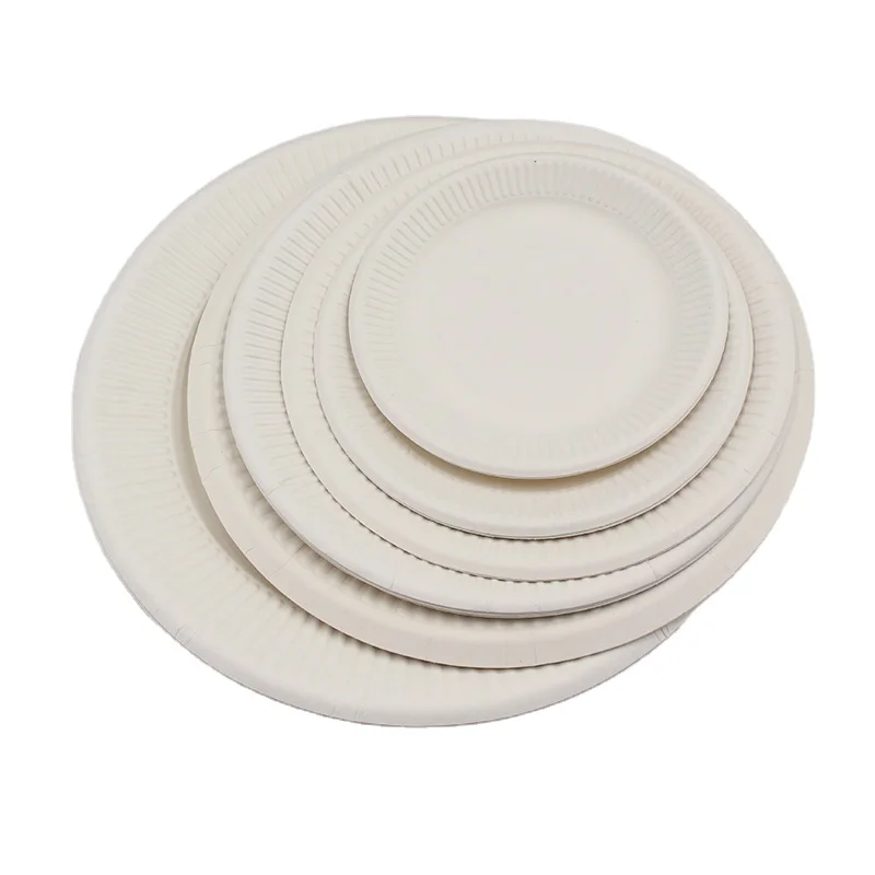 Custom Printed Disposable Paper Plate Disposable Tableware Take Away Paper Plates Disposable Dinnerware Paper Plate