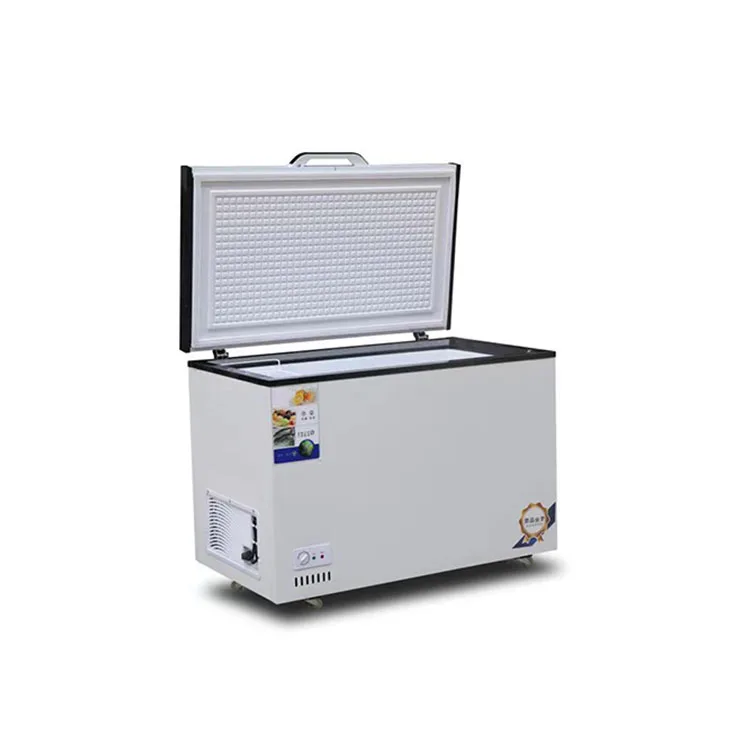 Commercial Super Slim Design New Design Top opening 310l Chest Freezer With Sliding Glass Door for Supermaeket