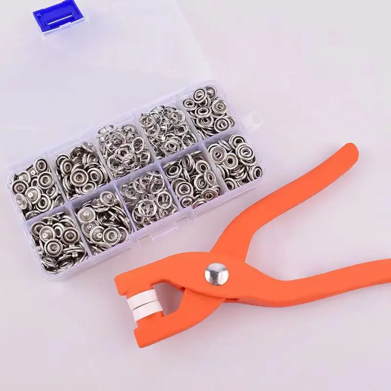 Five Claw Buckle Installation Plier Tool Set Snap Fastener Plier Tool Prong Snaps Buttons Clothing Leather Crafting Sewing
