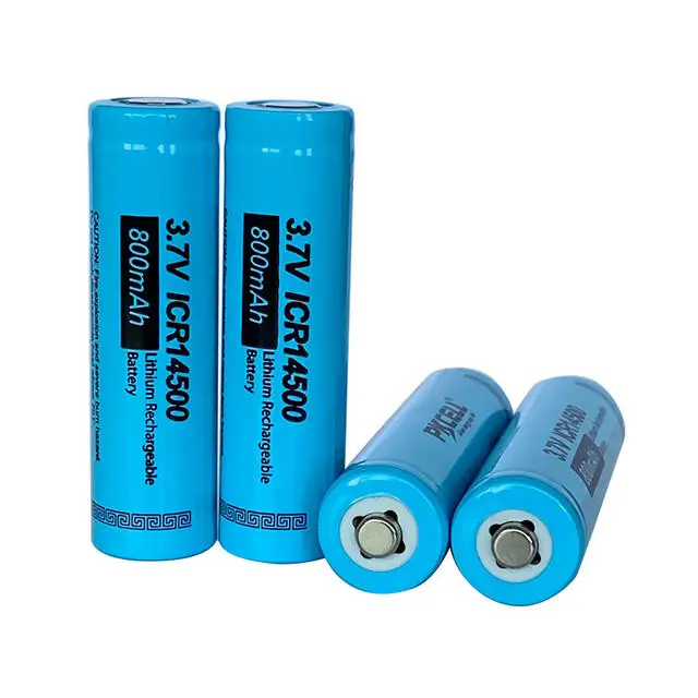 3 7 вольт AA Размер 800 MAH литий-ионная аккумуляторная батарея ICR14500 с вкладками