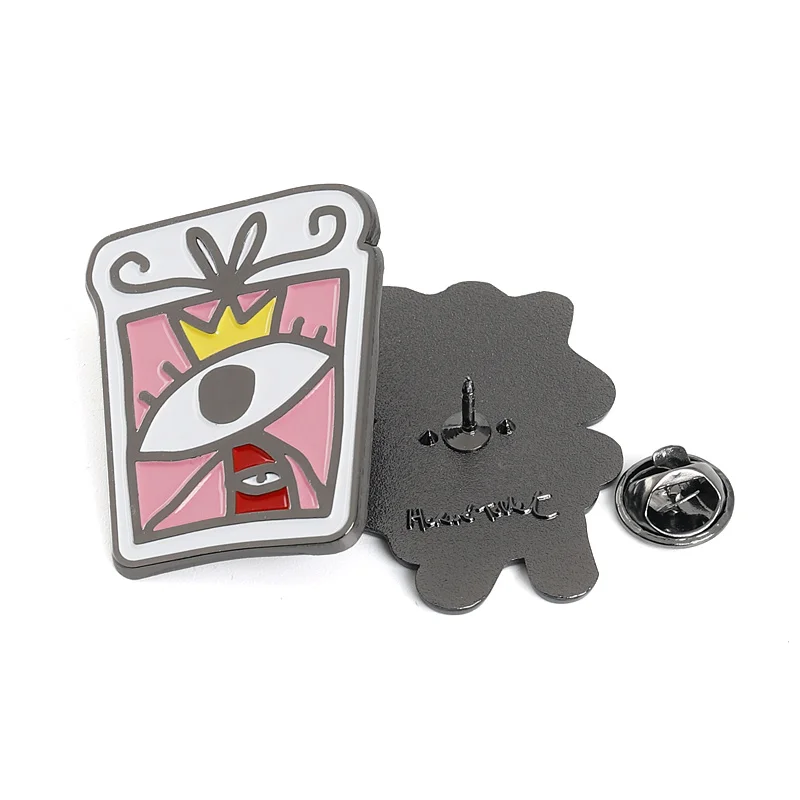 Wholesale Metal Pins High Quality Factory Custom Metal Hard Enamel Badge Lapel Pin