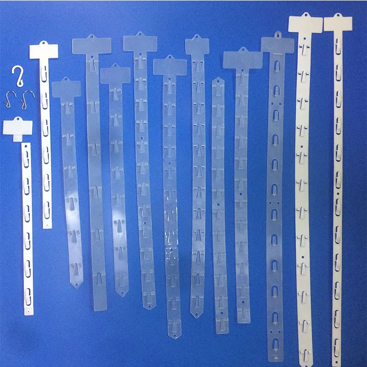 Most popular Supermarket display 12 hook hanging clips strip rack