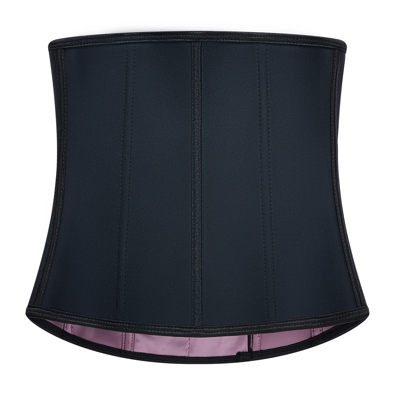 Wholesale Custom Logo 9 Steel Boned Tummy Trimmer Corset Women Latex Compression 6 Big Hooks Sweat Waist Trainer