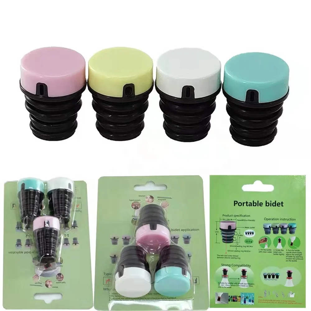 Mini Pocket 3PCS Package Hand Held ABS Bidet Accessory  Portable Travel Bidet Sprayer For outdoor