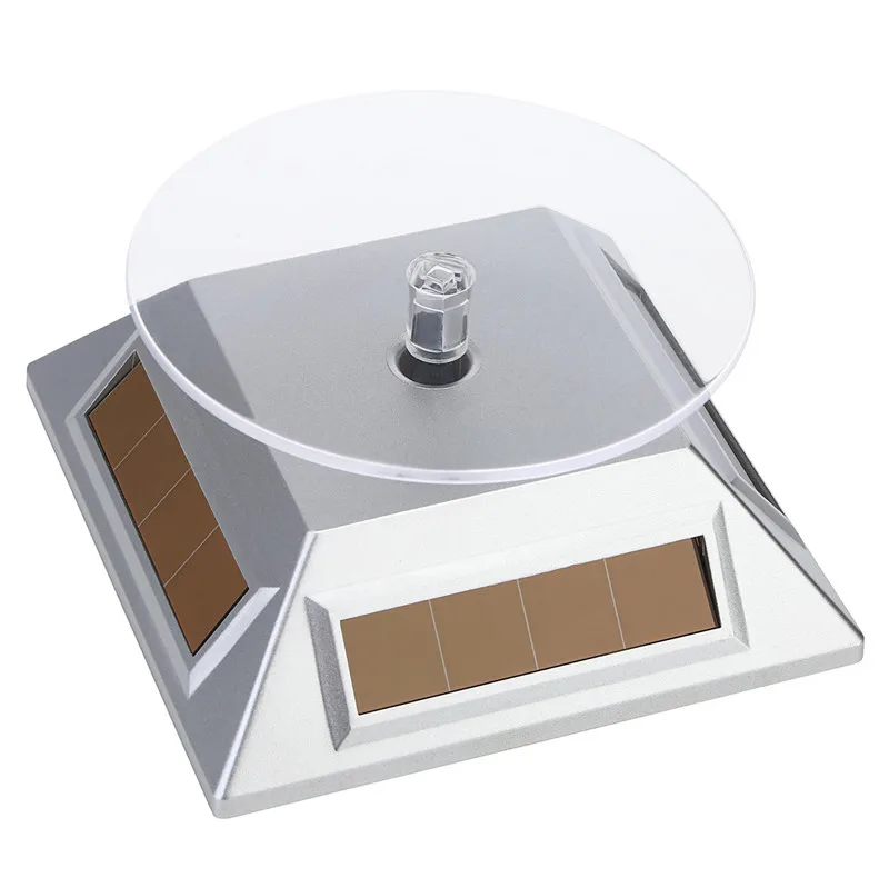 Настольная подставка на солнечной батарее, вращающаяся на 360 градусов