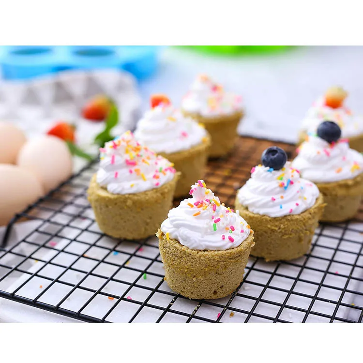 Creative 7-hole silicone ice mold for baby food storage container