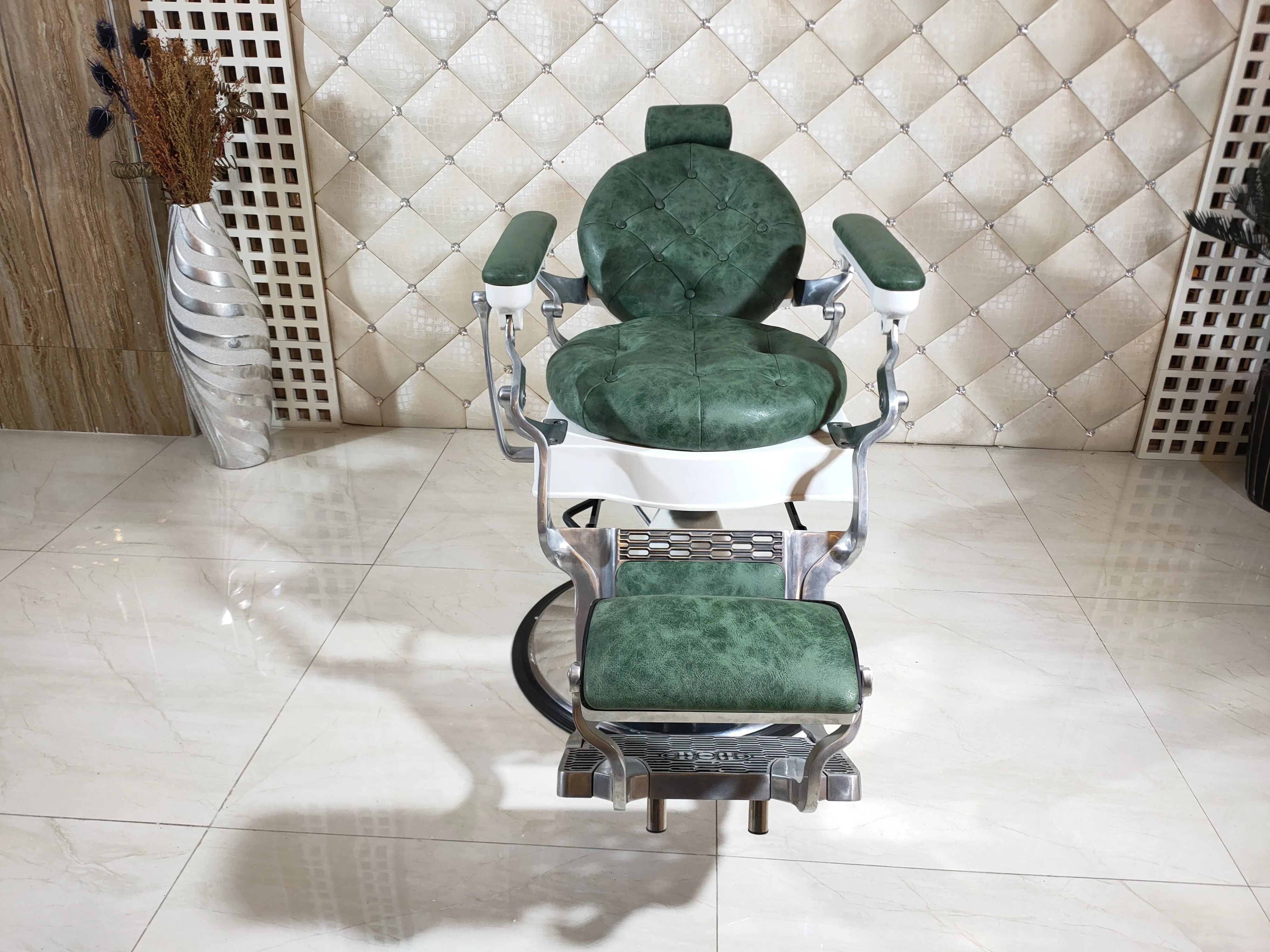 Modern Size Salon Furniture Lift Down Vintage Hairdressing Hydraulic Hair Salon Barber Chairs