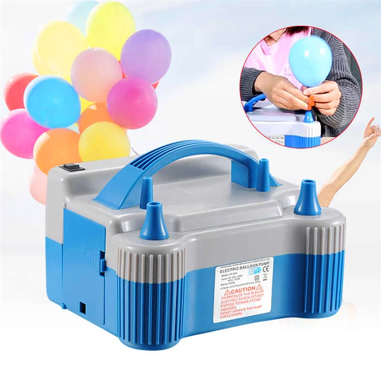 HT-508 Multifunction Electric Air Pump For Airbed Car Boat Toy Inflator Efficient Double Hole Electric Balloon Pump